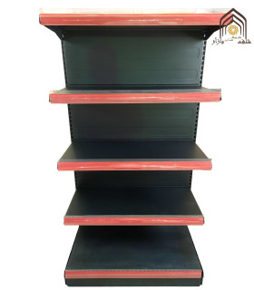 شلف دوطرفه مشبک فروشگاهی از سامان انبار شرق طوس مناسب برای هایپرمارکت‌ها و فروشگاه‌ها.