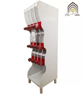 استند اجیل خشکبار الینا با طراحی مدرن و جادار برای نمایش و نگهداری محصولات خشکبار