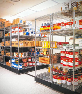 قفسه آبکاری نیمه سنگین EOS از صنایع مفتولی آریا توس با طراحی مدرن و کارایی بالا، مناسب برای سازماندهی مواد مختلف.