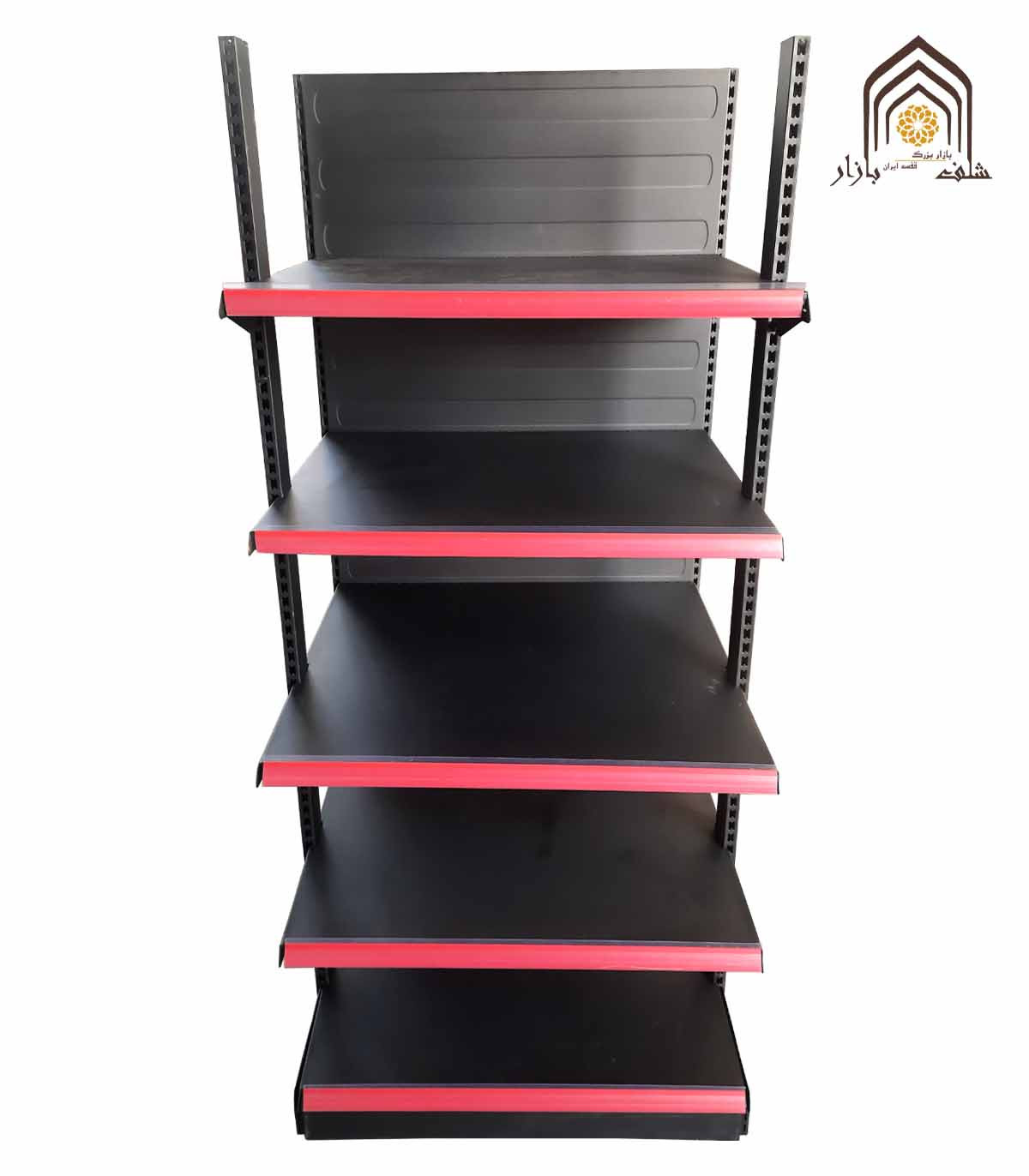 قفسه سنگین فروشگاهی فرانسوی سامان انبار شرق طوس با طراحی مشبک و کیفیت بالا مناسب برای انواع فروشگاه‌ها.\n\nمشخصات قفسه سنگین برا