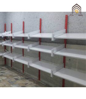 قفسه میوه دیوارکوب ارزان از سامان انبار شرق طوس با طراحی مشبک برای استفاده بهینه در فضاهای کوچک.