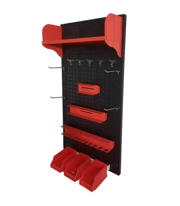 تخته ابزار حرفه‌ای با طراحی کارآمد و جادار برای سازماندهی ابزارهای مختلف و بهینه‌سازی فضا.