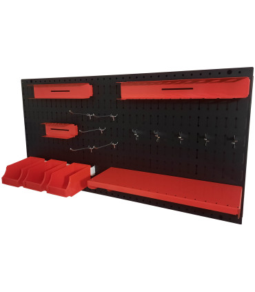 استند ابزار افقی 100×50 با طراحی مناسب برای نگهداری منظم ابزارها و تجهیزات کارگاهی.\n\nاین استند ابزار ایده‌آل برای هر کارگاهی ا