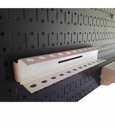 استند ابزار افقی با ابعاد 100×50 سانتی‌متر، مناسب برای نگهداری منسجم ابزارها در کارگاه.