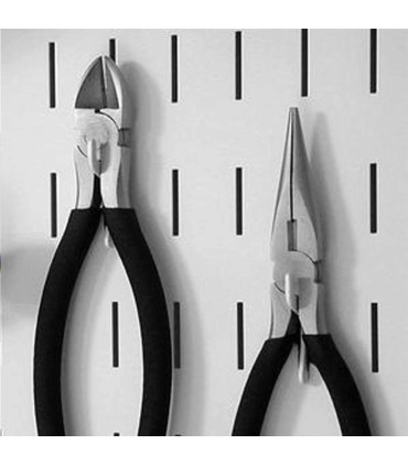 استند ابزار افقی به ابعاد 100×50 با قلم‌موهای ثابت و کارآمد برای نگهداری ابزارهای دستی\n\nاین تصویر نمایش ابزارهای دستی آویخته ب