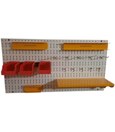 پگ برد افقی 50×100 با قابلیت ذخیره‌سازی و سازماندهی ابزارها و لوازم در محیط کار یا خانه.