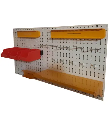 پگ برد افقی 50×100 مناسب برای سازماندهی ابزارها و افزایش بهره‌وری در کارگاه‌ها و فضاهای صنعتی.