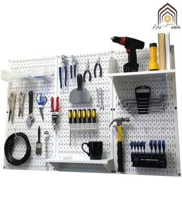 پگ برد افقی 50×100 مناسب برای سازماندهی ابزار و لوازم کار در محیط‌های مختلف با کیفیت بالا و طراحی کاربردی.