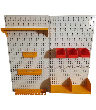 پگ برد حرفه ای برای نظم‌دهی ابزارها و تجهیزات در کارگاه یا منزل مناسب است و فضای کار را ساماندهی می‌کند.