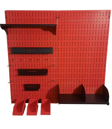 استند ابزار قرمز 100×100 با طراحی مدرن و کاربردی برای نگهداری منظم ابزارها و لوازم کاربردی در هر فضا.