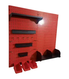 استند ابزار قرمز 100×100 مناسب برای مدیریت و سازماندهی ابزار در کارگاه‌ها و منزل. طراحی کارآمد و جذاب.