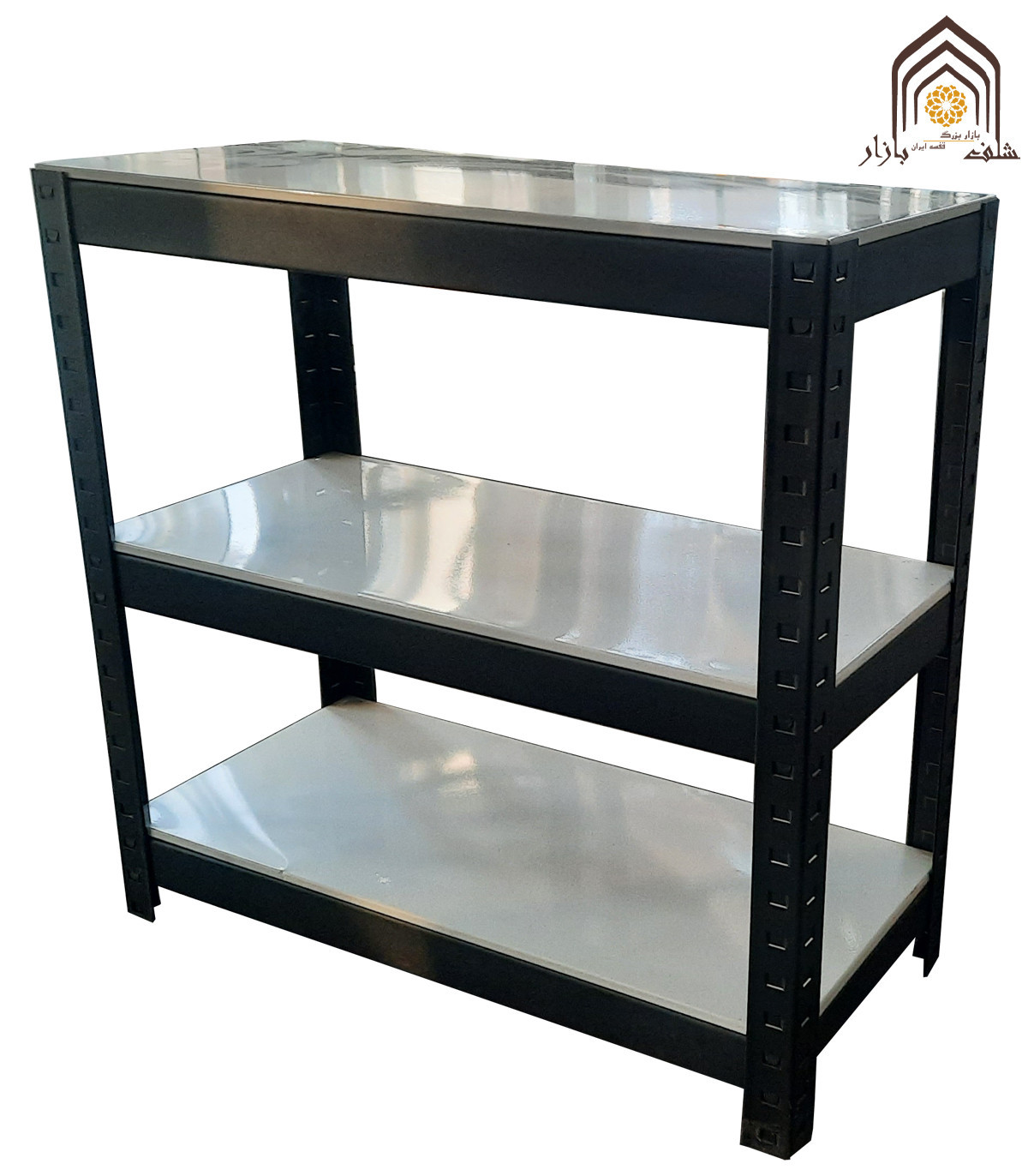 قفسه سبک آرمان با طراحی مشبک، ایده‌آل برای ساماندهی فضای انبار یا منزل شما است.