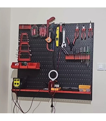 استند ابزار افقی با اندازه 100×50 سانتیمتر، مناسب برای نظم‌دهی و نگهداری ابزارهای دستی\n\nاستند مناسب و کاربردی برای نگهداری ابز