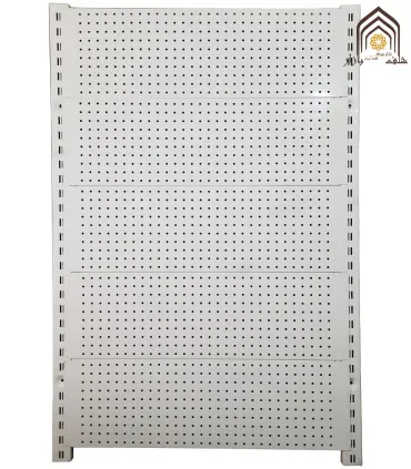 استند ابزار دیوار کوب سامان انبار شرق طوس مشبک با طراحی کارآمد و فضای ذخیره‌سازی مناسب\n\nاستند ابزار دیوار کوب سامان انبار شرق 