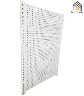 استند ابزار دیوار کوب سامان انبار شرق طوس مشبک با طراحی کاربردی و مدرن برای نظم‌دهی به ابزارها\n\nاین استند مناسب برای استفاده د