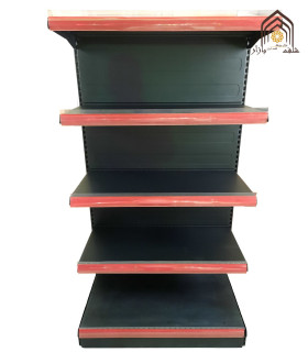 شلف سرلاین فرانسوی با طراحی مشبک مناسب برای ساماندهی و نمایش محصولات در فروشگاه‌ها.