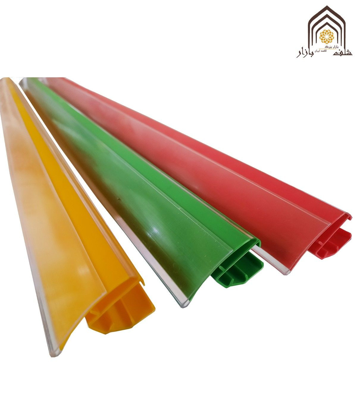 لیبل قیمت PVC فلاپی در رنگ‌های متنوع برای استفاده‌های مختلف در فروشگاه‌ها و نمایشگاه‌ها.