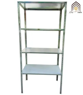 قفسه پیچ و مهره‌ای از سامان انبار شرق طوس، مناسب برای نظم‌دهی به فضاهای مختلف.