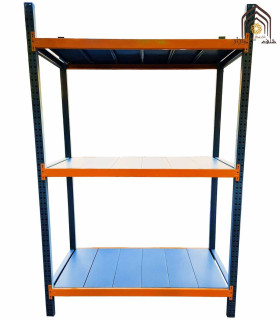 قفسه راک انباری سبک سامان انبار شرق طوس با طراحی مشبک و مقاوم برای استفاده در فضاهای مختلف.