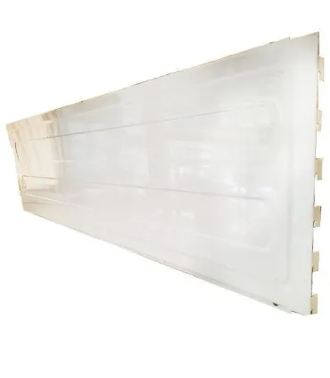 صفحه پشت طبقه قفسه مشبک سامان انبار شرق طوس با طراحی مقاوم و کارآمد جهت استفاده در انبارها و فروشگاه‌ها.