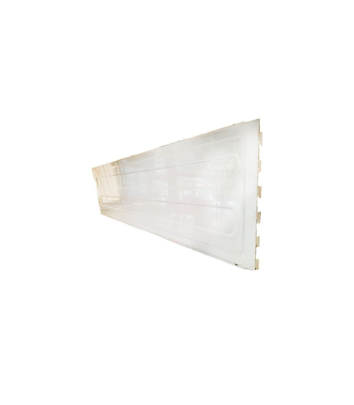 صفحه پشت طبقه قفسه مشبک سامان انبار شرق طوس با طراحی مقاوم و کارآمد جهت استفاده در انبارها و فروشگاه‌ها.