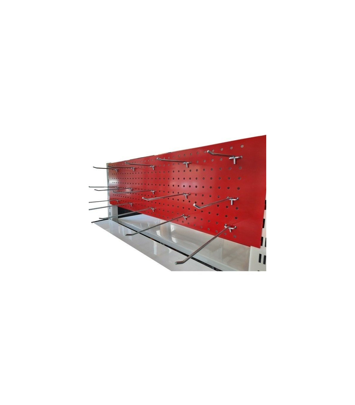 رگال صفحه پانچ دار صنایع مفتولی آریا توس با طراحی منحصر به فرد برای نمایش محصولات.