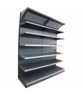 تاج روشنایی لایت باکس سامان انبار شرق طوس مشبک با طراحی مدرن و فضای کافی برای نمایش محصولات\n\nاین قفسه با طراحی منحصر به فرد خو