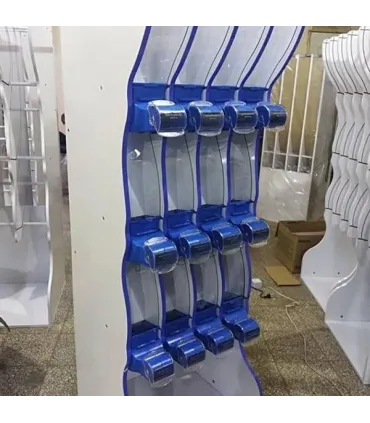 استند آجیل خشکبار 12 مخزن آکاربو AKARBU با طراحی مدرن و کارآمد برای نمایش و نگهداری انواع مغزیجات.