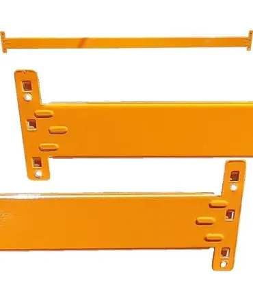 بازویی قفسه راک سبک در رنگ زرد برای استحکام و کارایی بهتر در انبارداری و فضای ذخیره‌سازی.