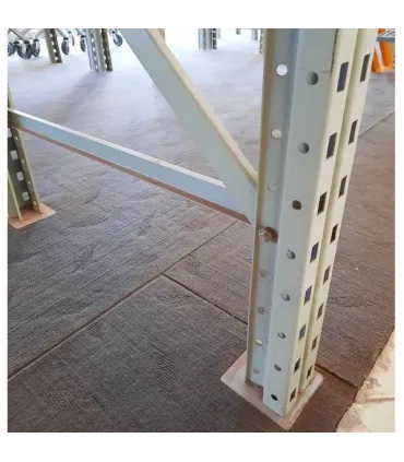 پایه دوبل راک سنگین با طراحی استحکام بالا برای استفاده در فضاهای صنعتی و تجاری.