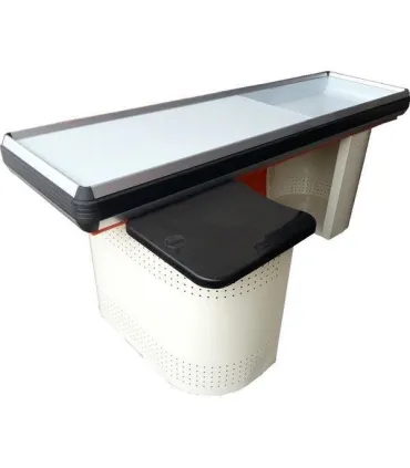 میز چک اوت ساده سامان انبار شرق طوس مشبک مناسب برای فروشگاه ها و مراکز خرید. طراحی کاربرپسند و مدرن.