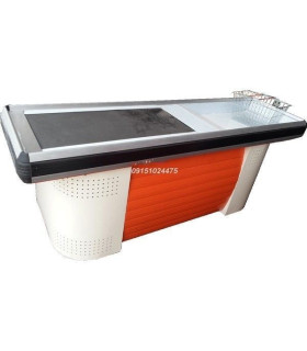 میز چک اوت نوار نقاله برقی سامان انبار شرق طوس مشبک با طراحی مدرن و کارآمد برای فروشگاه‌ها و هایپرمارکت‌ها