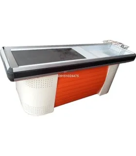 میز چک اوت نوار نقاله برقی سامان انبار شرق طوس مشبک با طراحی مدرن و کارآمد برای فروشگاه‌ها و هایپرمارکت‌ها