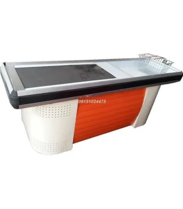 میز چک اوت نوار نقاله برقی سامان انبار شرق طوس مشبک با طراحی مدرن و کارآمد برای فروشگاه‌ها و هایپرمارکت‌ها