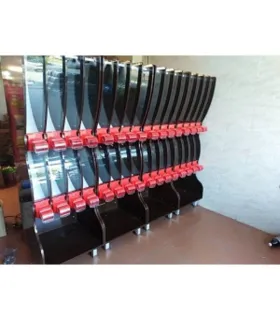 استند آجیل خشکبار هشت مخزن الینا استند مناسب برای نمایش و نگهداری محصولات خشکبار با طراحی مدرن\n\nاستند آجیل خشکبار الینا دارای 