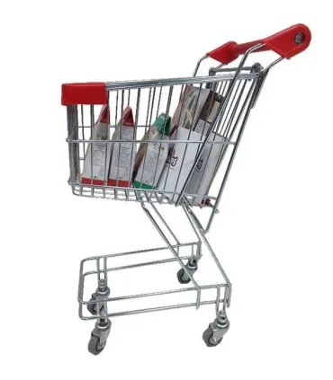 چرخ خرید فروشگاهی کودک از صنایع مفتولی آریا توس، طراحی زیبا و کاربردی مناسب برای بازی کودکان.