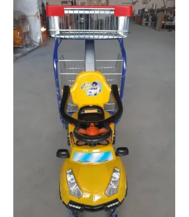 سبد خرید ماشین کودک از صنایع مفتولی آریا توس با طراحی جذاب و رنگی شاداب برای کودکان.