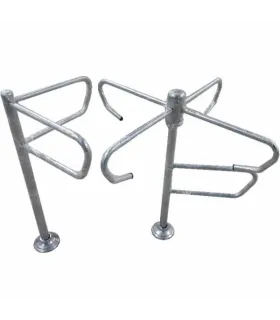 راه بند گردان ثابت صنایع مفتولی آریا توس، مناسب برای کنترل ترافیک و امنیت در محیط‌های مختلف.