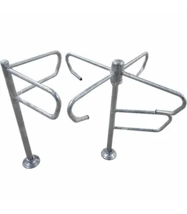 راه بند گردان ثابت صنایع مفتولی آریا توس، مناسب برای کنترل ترافیک و امنیت در محیط‌های مختلف.