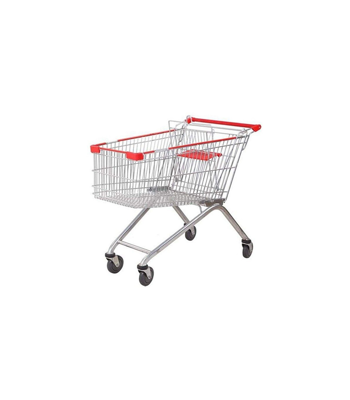 کالسکه خرید فروشگاهی 240L از صنایع مفتولی آریا توس، ساخته شده از فلز با کیفیت بالا و مناسب برای فروشگاه‌ها.