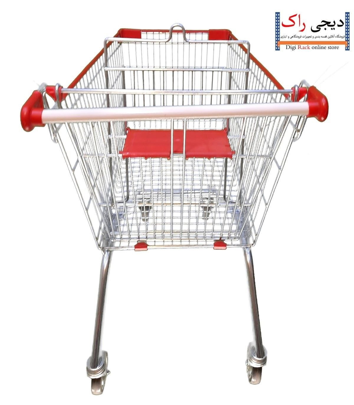 کالسکه خرید فروشگاهی 125 لیتر از صنایع مفتولی آریا توس، مناسب برای خریدهای روزمره و فروشگاه‌ها.