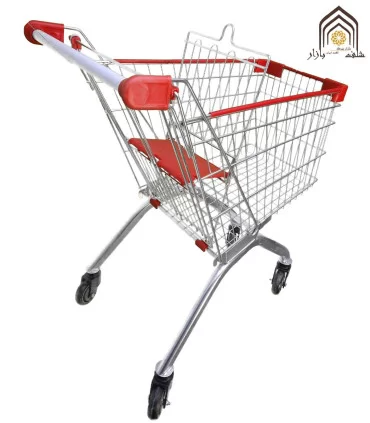 چرخ خرید فروشگاهی 80 لیتری صنایع مفتولی آریا توس - 4